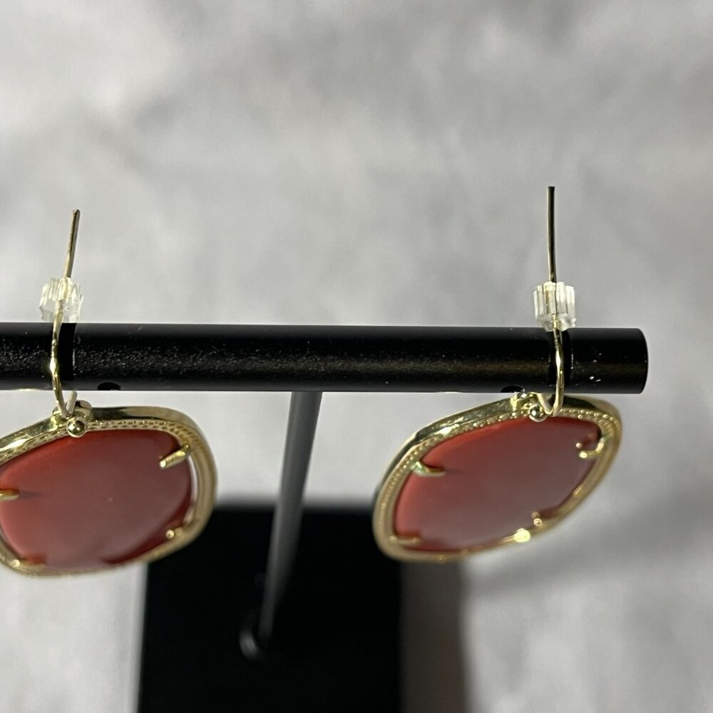 Kendra Scott Retired Danielle Raspberry/Dark Red … - image 3
